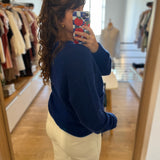 Gilet oversize en maille douce mohair Dobilou - DES PETITS HAUTS