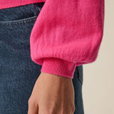 Gilet fin en laine boutons cœur Arbalette - DES PETITS HAUTS