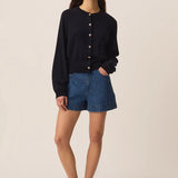 Gilet fin en laine boutons cœur Arbalette - DES PETITS HAUTS