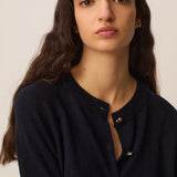 Gilet fin en laine boutons cœur Arbalette - DES PETITS HAUTS