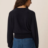 Gilet fin en laine boutons cœur Arbalette - DES PETITS HAUTS