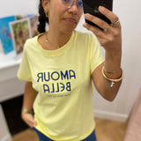 T-shirt brodé Bianca - Blond - C'EST BEAU LA VIE !