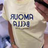 T-shirt brodé Bianca - Blond - C'EST BEAU LA VIE !
