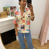 Chemise à imprimé all-over Objtracy - Sandshell - OBJECT