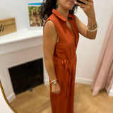 Robe chemise longue sans manches ceinturée Viprisilla - VILA