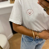 T-shirt à manches courtes print Cannelle - Blanc - C'EST BEAU LA VIE !