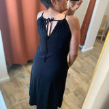 Sleeveless jersey maxi dress - Black - MARC O'POLO WOMEN