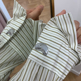 Chemise rayée à manches longues Viroline - Snow White - VILA