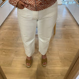 Jean droit 7/8 Anders - Blanc cassé - IKKS WOMEN