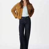 Jean bootcut taille haute 7/8 Livie - Bleu canard - IKKS WOMEN