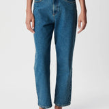 Jean boyfriend court Charlotte - Bleu turquoise - IKKS WOMEN