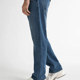 Jean décontracté coupe ample Lewis - Bleu moyen - PETROL INDUSTRIES HOMME
