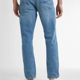 Jean droit en denim stretch Starling - Bleu délavé - PETROL INDUSTRIES HOMME