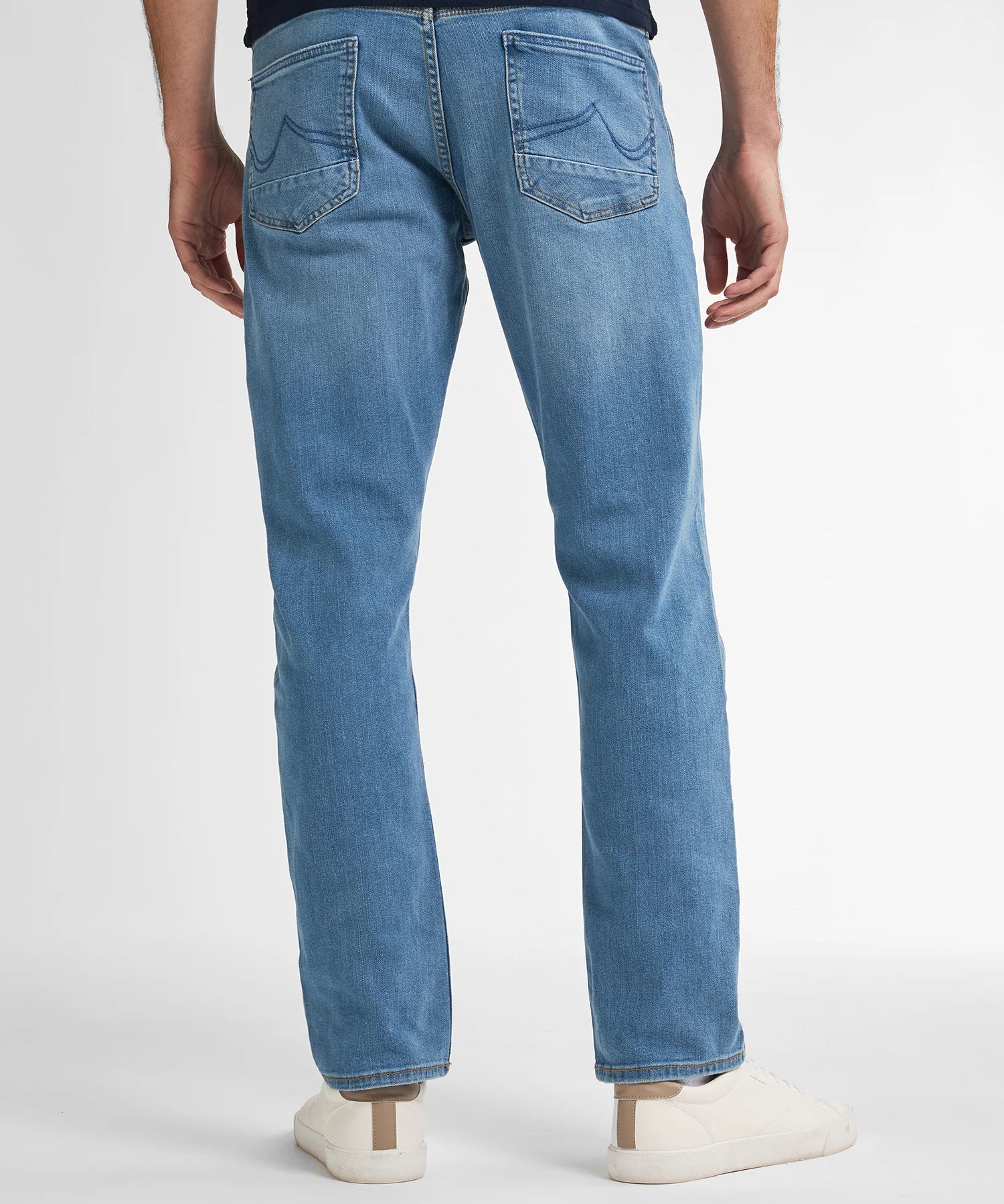 Jean droit en denim stretch Starling - Bleu délavé - PETROL INDUSTRIES HOMME