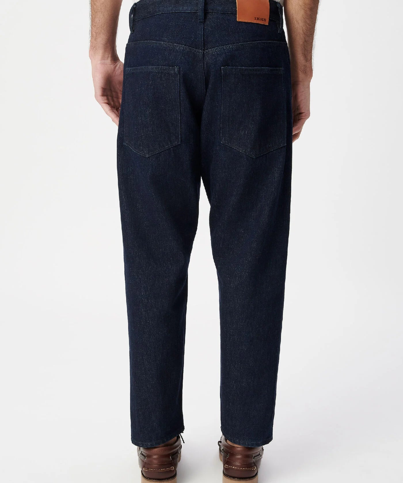 Pantalon jean gaucho courte pour homme Brut M329083 - Marine foncé - IKKS MEN