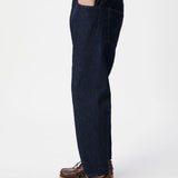 Pantalon jean gaucho courte pour homme Brut M329083 - Marine foncé - IKKS MEN