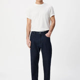 Pantalon jean gaucho courte pour homme Brut M329083 - Marine foncé - IKKS MEN