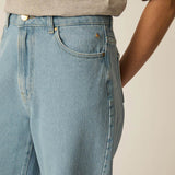 Jean large délavé taille haute Louela - Bleach - DES PETITS HAUTS