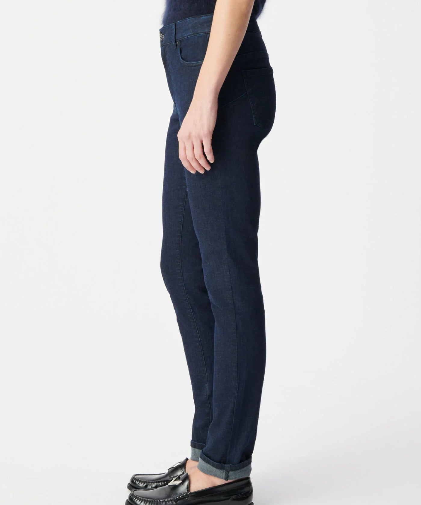 Jean skinny taille haute Roxanne - Marine - IKKS WOMEN