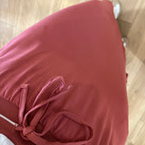 Jupe mi-longue en viscose effet lin Tinga - Argile - SUN VALLEY FEMME
