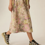 Jupe midi imperméable imprimé fleuri Ylane - Bouquet - DES PETITS HAUTS