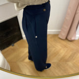 Pantalon habillé femme Lannapan - Navy - TBS FEMME