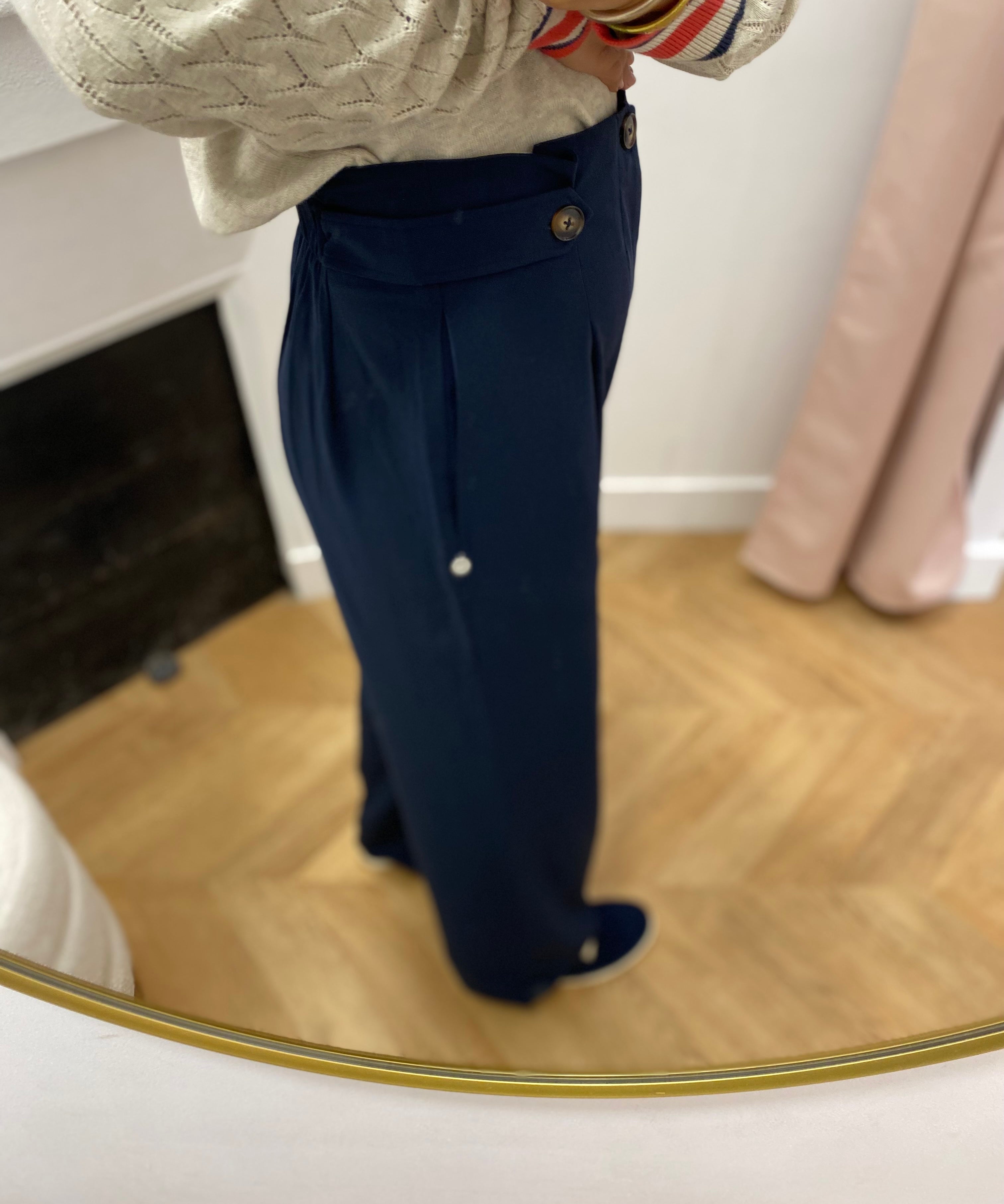 Pantalon habillé femme Lannapan - Navy - TBS FEMME