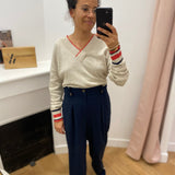 Pantalon habillé femme Lannapan - Navy - TBS FEMME