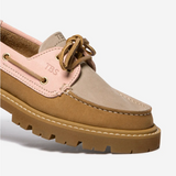 Chaussures bateau femme Lazaria - Tan et rosed - TBS Femme