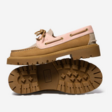 Chaussures bateau femme Lazaria - Tan et rosed - TBS Femme