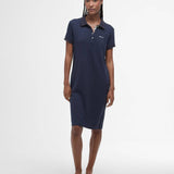 Robe polo midi - Marine - BARBOUR FEMME