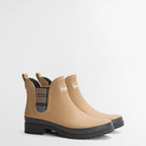 Bottines plates à élastiques tartan Mallow - Beige - BARBOUR FEMME