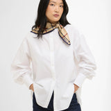 Foulard carré à carreaux Mackworth - Beige - BARBOUR FEMME
