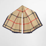 Foulard carré à carreaux Mackworth - Beige - BARBOUR FEMME