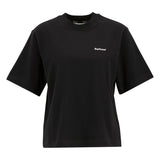 T-shirt oversize en pur coton Marjorie - Noir - BARBOUR FEMME