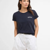 T-shirt ample en pur coton Bede - Marine - BARBOUR FEMME