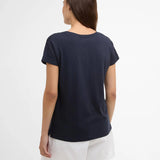 T-shirt ample en pur coton Bede - Marine - BARBOUR FEMME