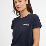 T-shirt ample en pur coton Bede - Marine - BARBOUR FEMME