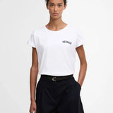 T-shirt ample en pur coton Bede - Blanc - BARBOUR FEMME