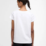 T-shirt ample en pur coton Bede - Blanc - BARBOUR FEMME