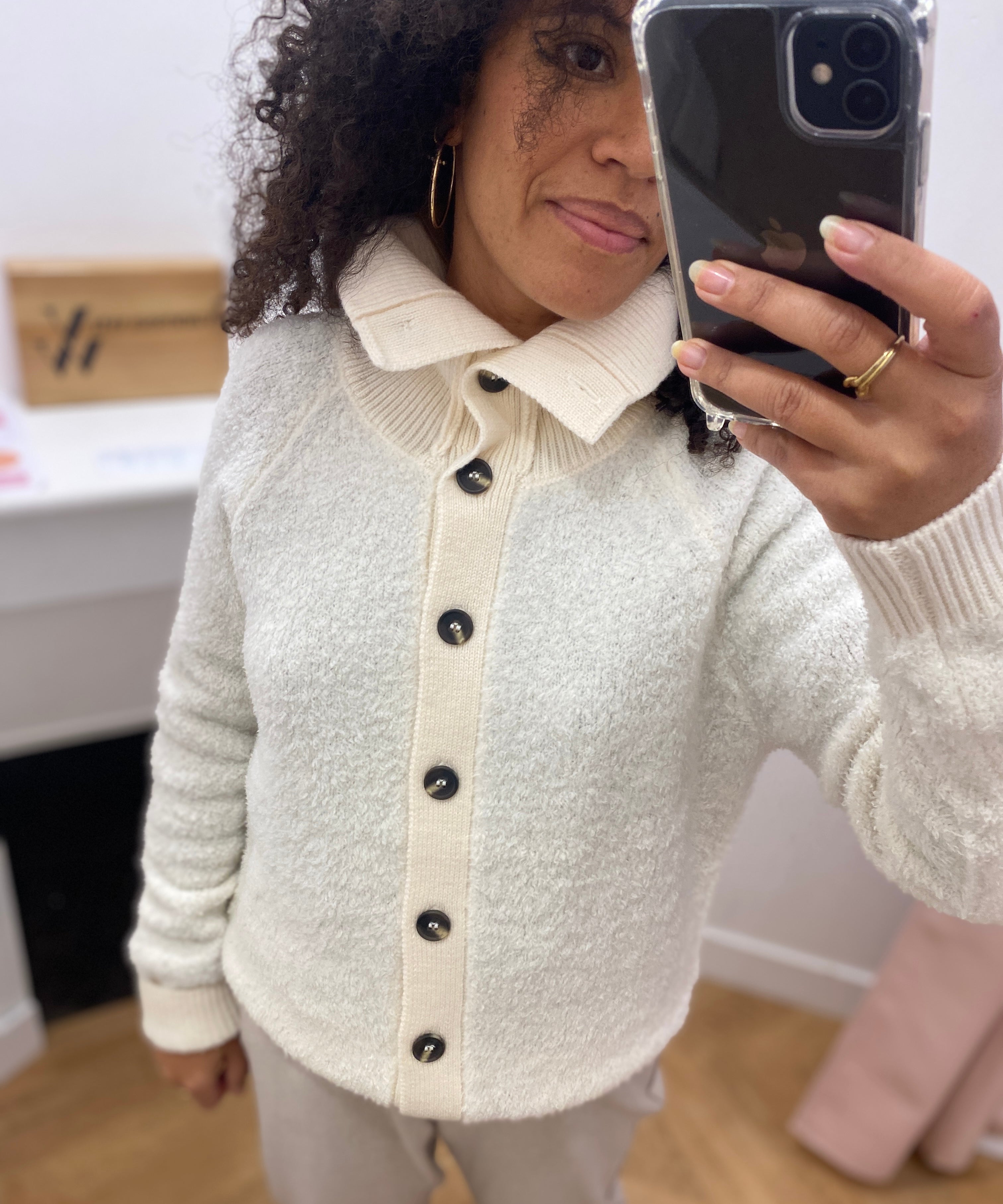 Gilet en laine Maeligil - TBS FEMME