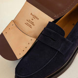Mocassins en daim Flint - Marine - BOBBIES HOMME