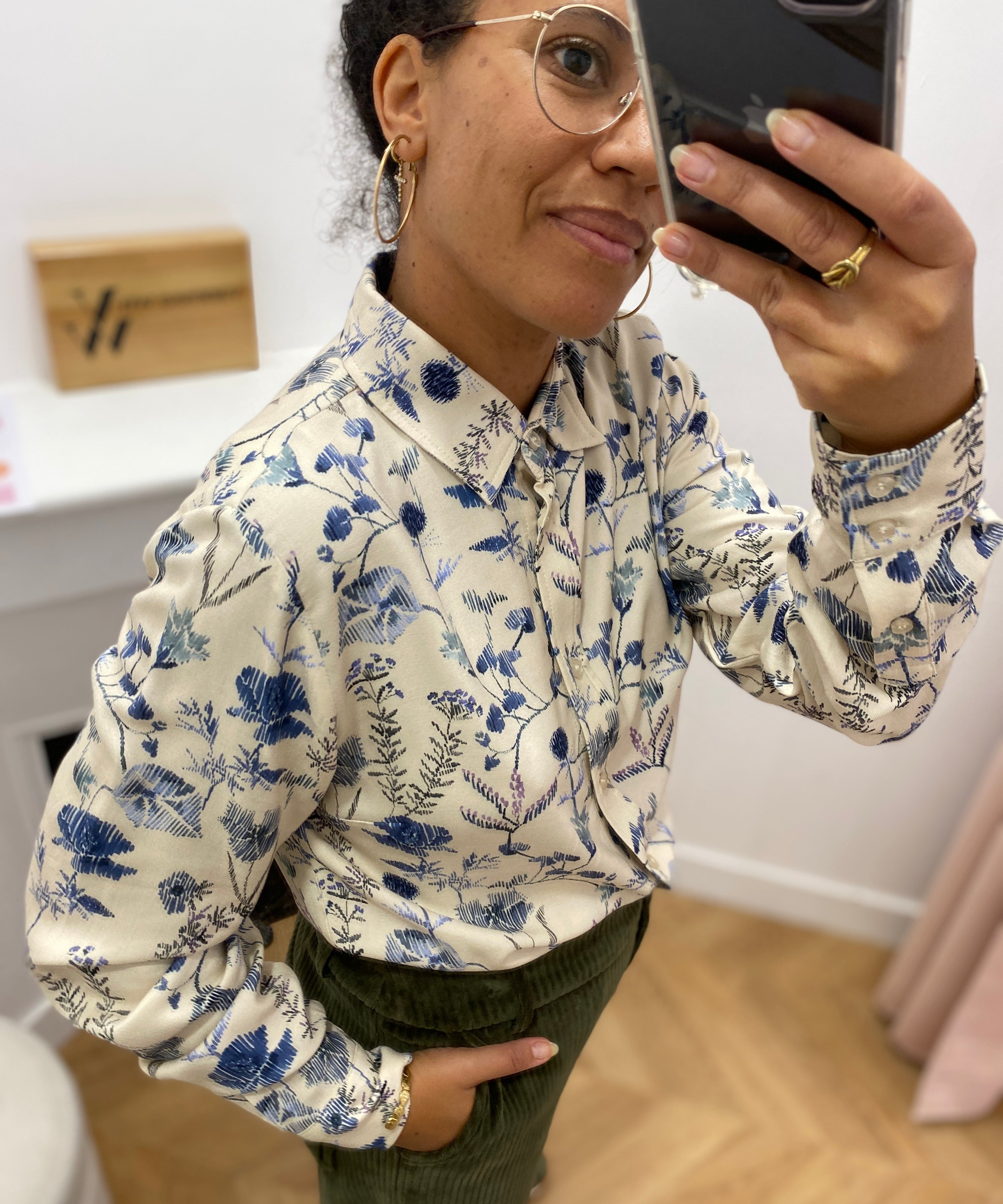 Chemise fleurie Noemache - TBS FEMME