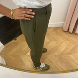 Pantalon croisé slim Objlisa - Ivy Green - OBJECT