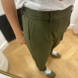Pantalon croisé slim Objlisa - Ivy Green - OBJECT