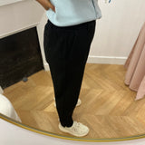 Pantalon croisé slim Objlisa - Black - OBJECT