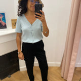 Pantalon croisé slim Objlisa - Black - OBJECT