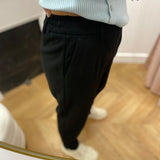 Pantalon croisé slim Objlisa - Black - OBJECT