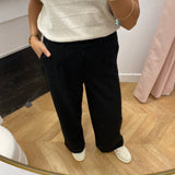 Pantalon Wide Objlisa - Black - OBJECT