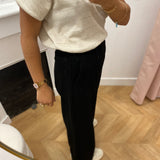 Pantalon Wide Objlisa - Black - OBJECT